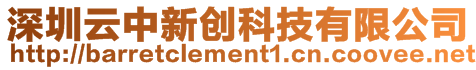 深圳云中新創科技有限公司