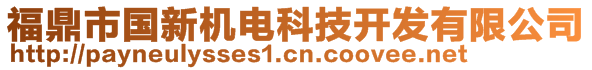 福鼎市國(guó)新機(jī)電科技開(kāi)發(fā)有限公司