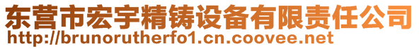 東營市宏宇精鑄設備有限責任公司