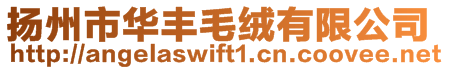 揚(yáng)州市華豐毛絨有限公司