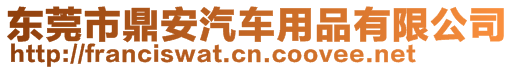 東莞市鼎安汽車用品有限公司