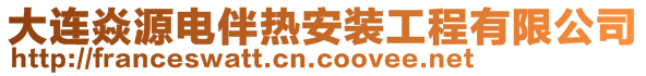 大连焱源电伴热安装工程有限公司