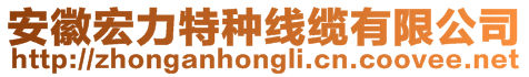 安徽宏力特种线缆有限公司