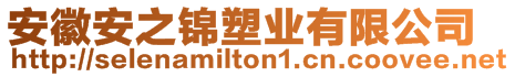 安徽安之錦塑業有限公司