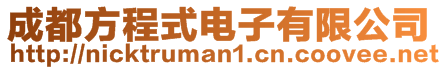 成都方程式電子有限公司