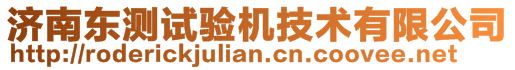 济南东测试验机技术有限公司