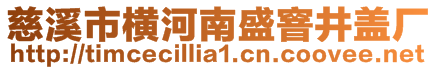 慈溪市横河南盛窨井盖厂