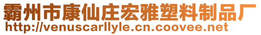 霸州市康仙莊宏雅塑料制品廠