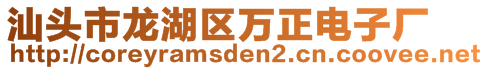 汕頭市龍湖區(qū)萬正電子廠