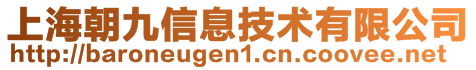 上海朝九信息技術有限公司