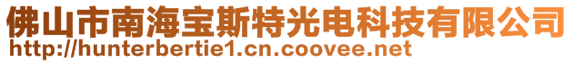 佛山市南海宝斯特光电科技有限公司