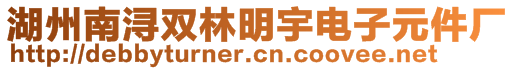 湖州南潯雙林明宇電子元件廠