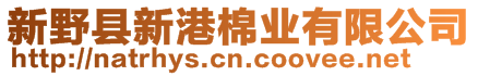 新野縣新港棉業(yè)有限公司