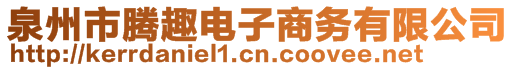 泉州市腾趣电子商务有限公司