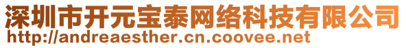 深圳市開元寶泰網絡科技有限公司