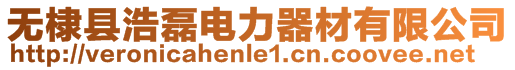 無棣縣浩磊電力器材有限公司