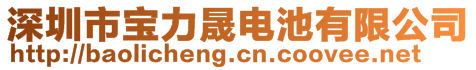 深圳市宝力晟电池有限公司