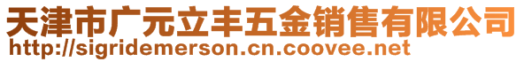 天津市广元立丰五金销售有限公司