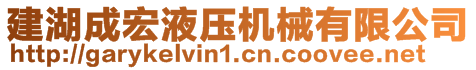 建湖成宏液壓機械有限公司