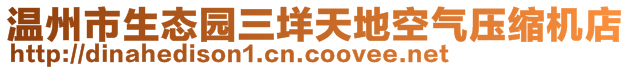 溫州市生態(tài)園三垟天地空氣壓縮機(jī)店