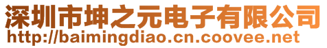 深圳市坤之元电子有限公司