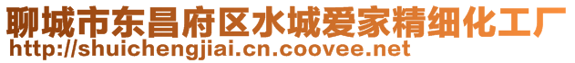 聊城市東昌府區(qū)水城愛(ài)家精細(xì)化工廠