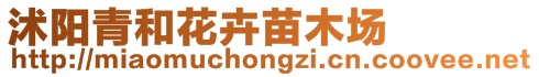 沭陽(yáng)青和花卉苗木場(chǎng)