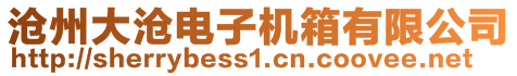 滄州大滄電子機箱有限公司