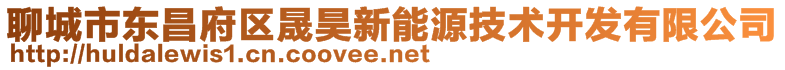 聊城市東昌府區(qū)晟昊新能源技術開發(fā)有限公司