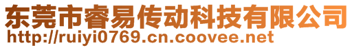 東莞市睿易傳動科技有限公司