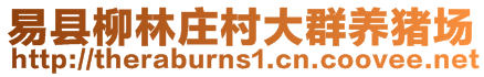 易县柳林庄村大群养猪场