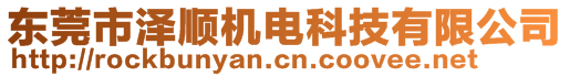 東莞市澤順機電科技有限公司