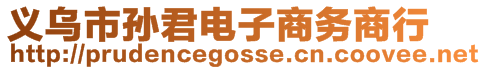 義烏市孫君電子商務(wù)商行