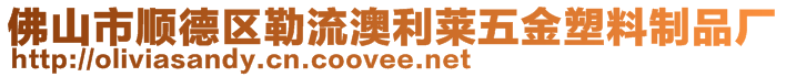 佛山市順德區(qū)勒流澳利萊五金塑料制品廠