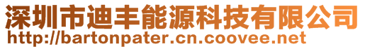 深圳市迪丰能源科技有限公司