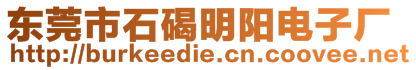 東莞市石碣明陽電子廠