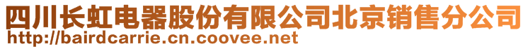 四川長虹電器股份有限公司北京銷售分公司