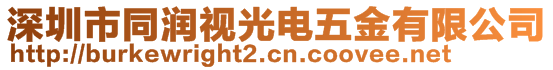 深圳市同潤視光電五金有限公司
