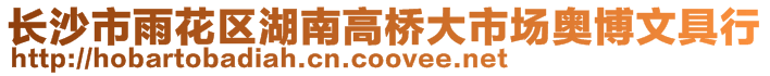 長沙市雨花區湖南高橋大市場奧博文具行