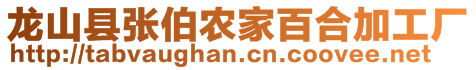 龍山縣張伯農(nóng)家百合加工廠