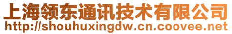 上海領(lǐng)東通訊技術(shù)有限公司