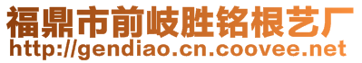 福鼎市前岐勝銘根藝廠