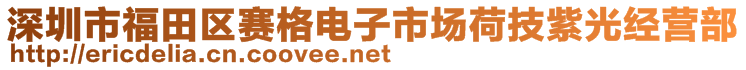 深圳市福田區(qū)賽格電子市場荷技紫光經(jīng)營部