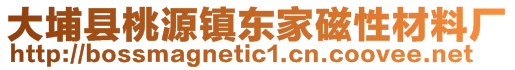 大埔縣桃源鎮(zhèn)東家磁性材料廠
