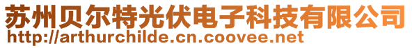 蘇州貝爾特光伏電子科技有限公司