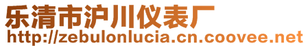 樂清市滬川儀表廠