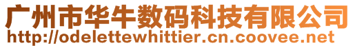 廣州市華牛數碼科技有限公司