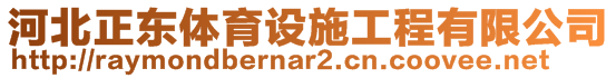 河北正東體育設(shè)施工程有限公司