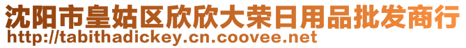 沈阳市皇姑区欣欣大荣日用品批发商行