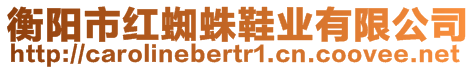 衡陽市紅蜘蛛鞋業(yè)有限公司